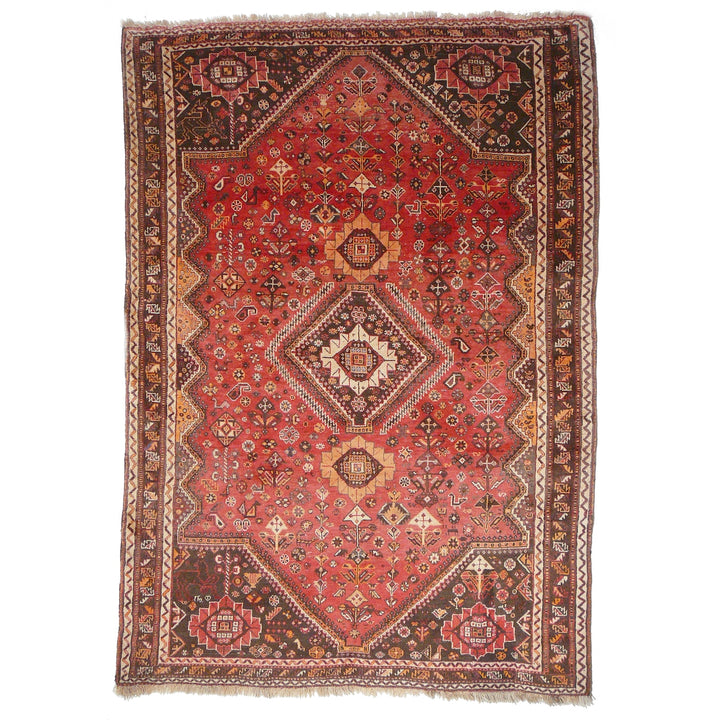 Gashgai rug 7.2 x 5.1 ft - 220 x 155 cm vintage Qashqai
