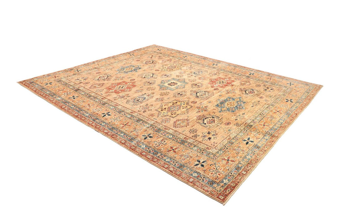 Shirvan Royal extra fine rug 8x10 ft hand knotted in Afghanistan 12451246
Afghan Shirvan rug 8x10 ft - 250 x 300 cm in a subtle pattern and design - ideal for the living room or dining room.
