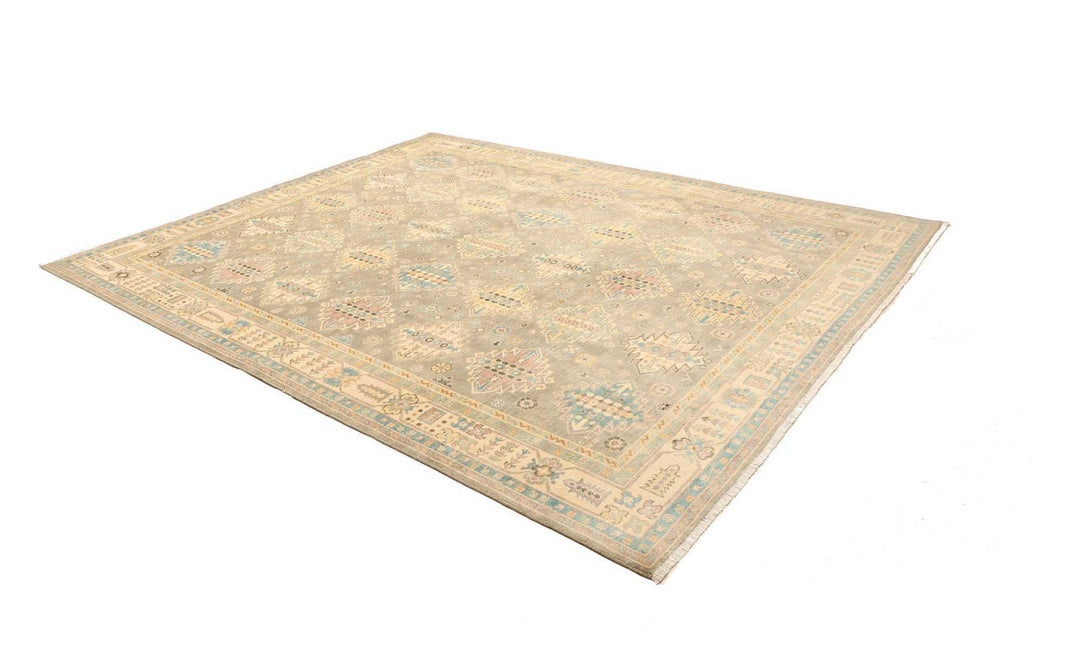 Kazak Rug 8x10 ft Hand-Knotted Carpet from Afghanistan Kazak Tapis Teppich 250x300 cm 12469837