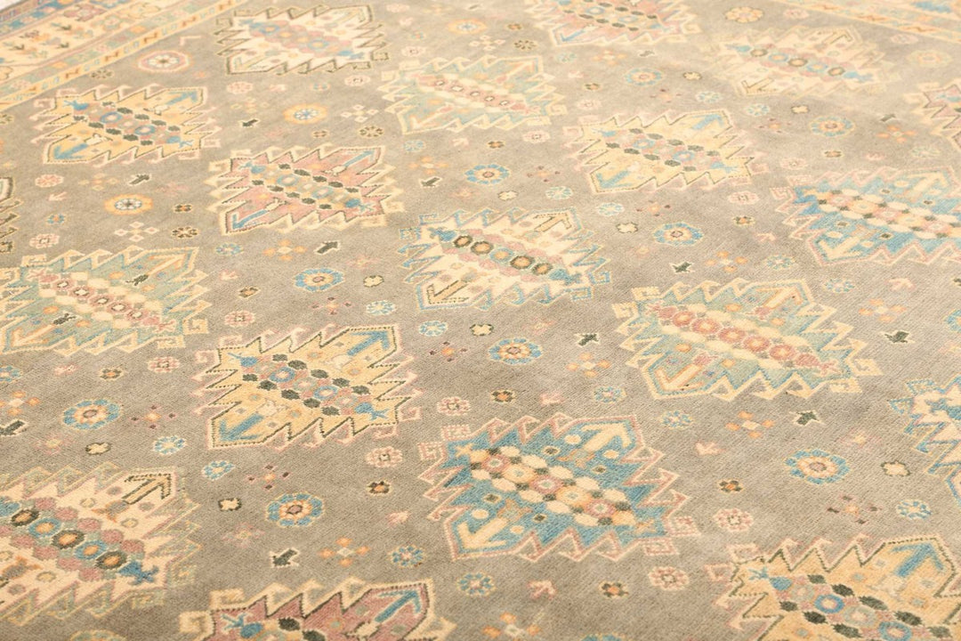 Kazak Rug 8x10 ft Hand-Knotted Carpet from Afghanistan Kazak Tapis Teppich 250x300 cm 12469837