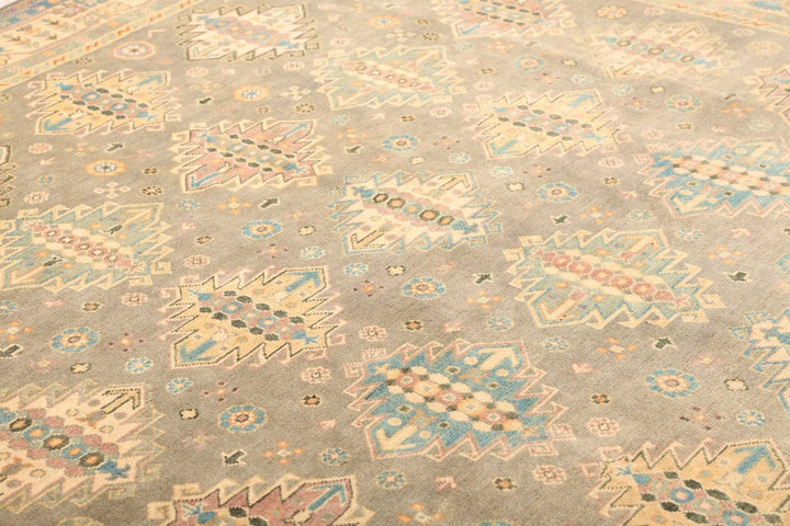 Kazak Rug 8x10 ft Hand-Knotted Carpet from Afghanistan Kazak Tapis Teppich 250x300 cm 12469837