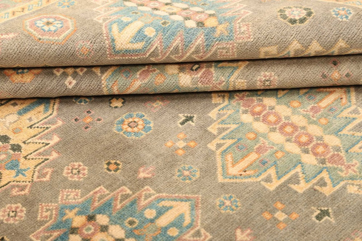 Kazak Rug 8x10 ft Hand-Knotted Carpet from Afghanistan Kazak Tapis Teppich 250x300 cm 12469837