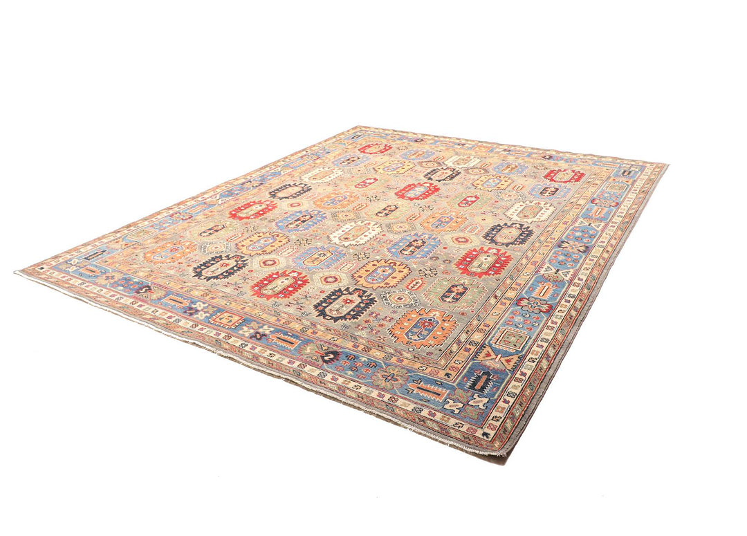 Kazak Rug 8x10 ft Hand-Knotted Carpet from Afghanistan 12470056 for living room or dining room.
Afghan Kazak Teppich 250 x 300 cm für Esszimmer oder Wohnzimmer. Tapis afghan Kazak 250 x 300 cm pour salle à manger ou salon.