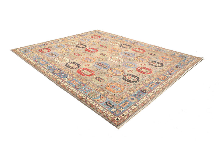 Kazak Rug 8x10 ft Hand-Knotted Carpet from Afghanistan 12470056 for living room or dining room.
Afghan Kazak Teppich 250 x 300 cm für Esszimmer oder Wohnzimmer. Tapis afghan Kazak 250x300 cm pour salle à manger ou salon.