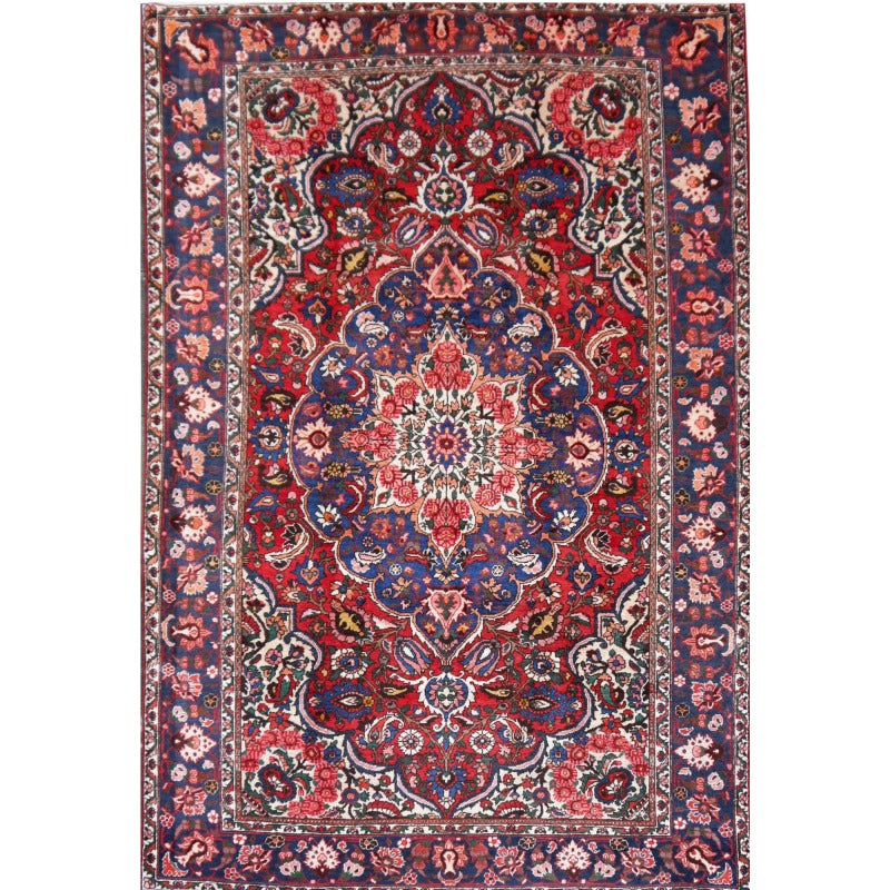 Bakhitar midcentury rug 9.9 x 6.6 ft - 300 x 200 cm