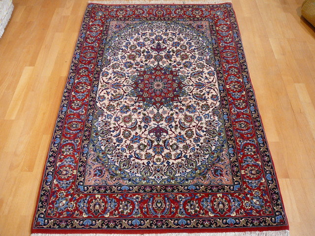 14154 Isfahan rug hand-knotted super fine