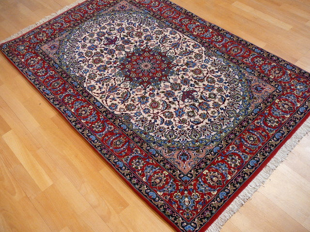 14154 Isfahan rug hand-knotted super fine