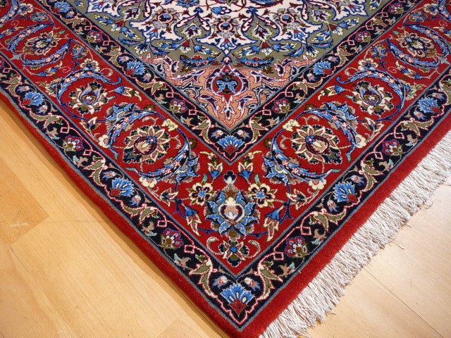 14154 Isfahan rug hand-knotted super fine