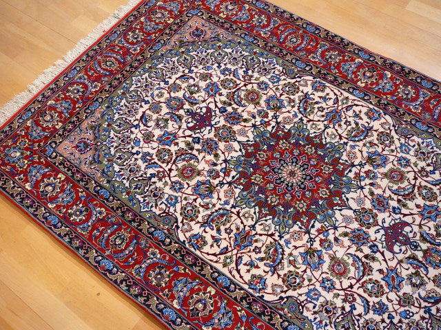 14154 Isfahan rug hand-knotted super fine