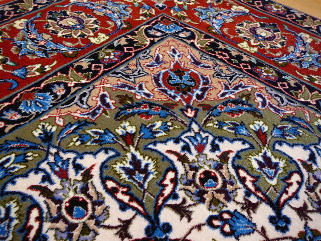 14154 Isfahan rug hand-knotted super fine