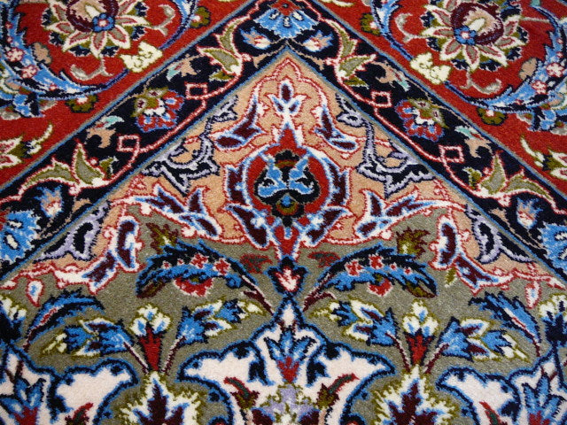 14154 Isfahan rug hand-knotted super fine
