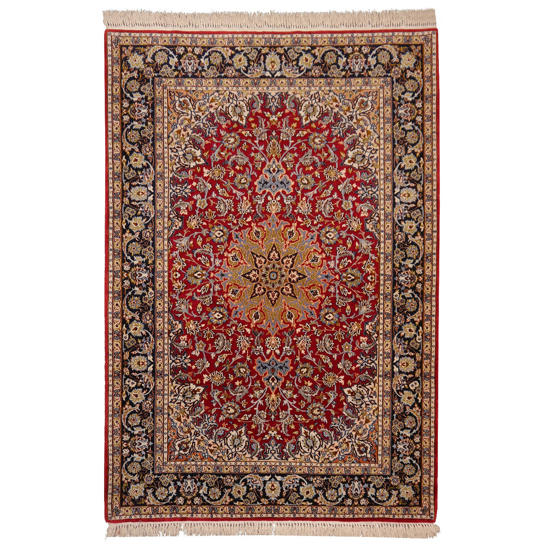14416 Isfahan rug hand-knotted super fine