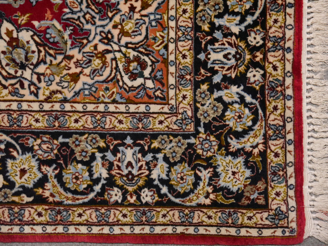 14416 Isfahan rug hand-knotted super fine