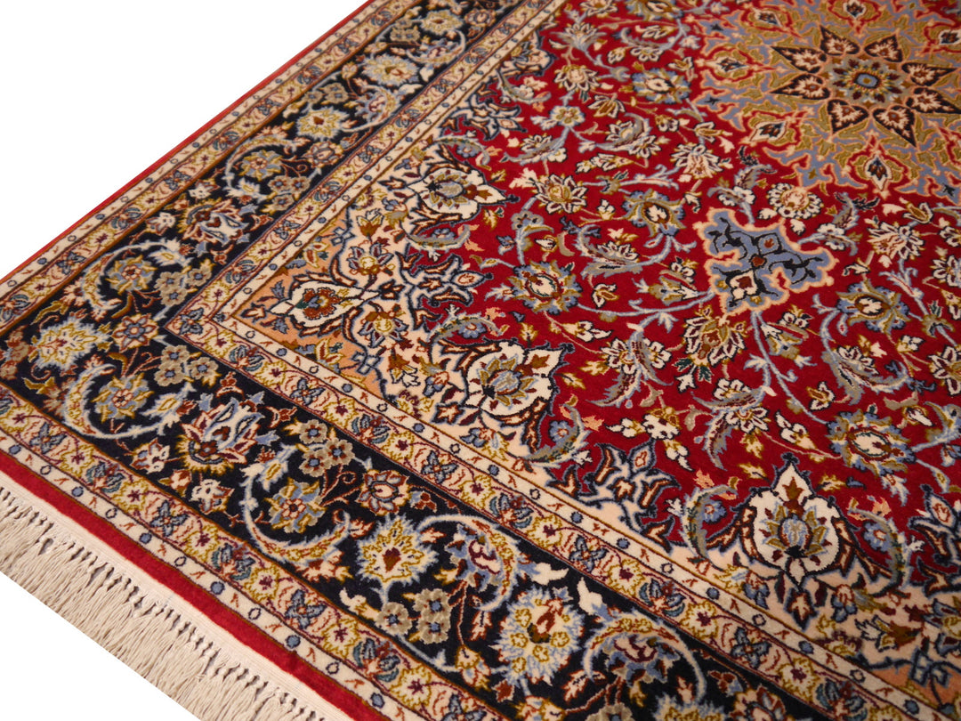 14416 Isfahan rug hand-knotted super fine