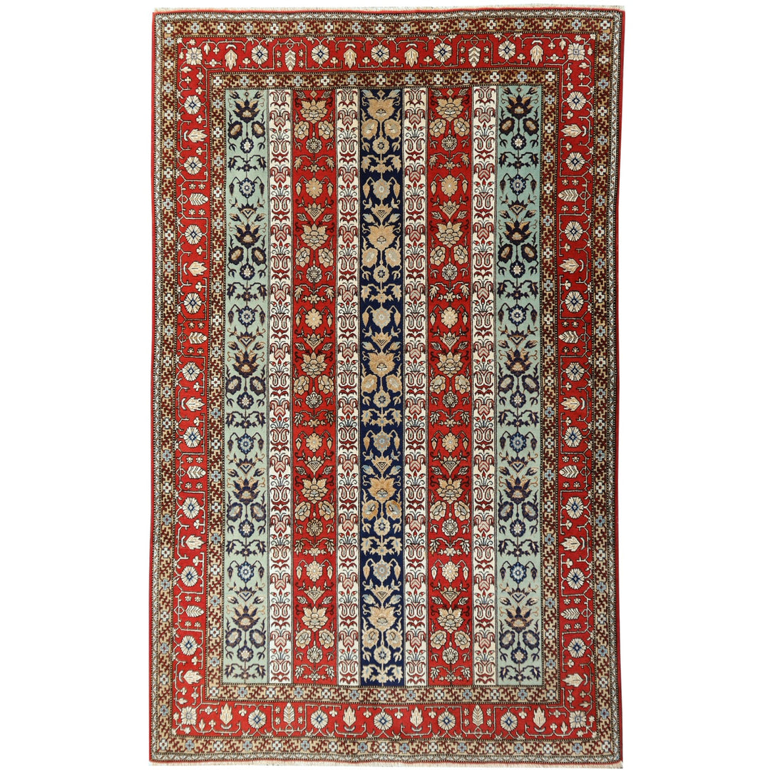 Qum wool and silk rug