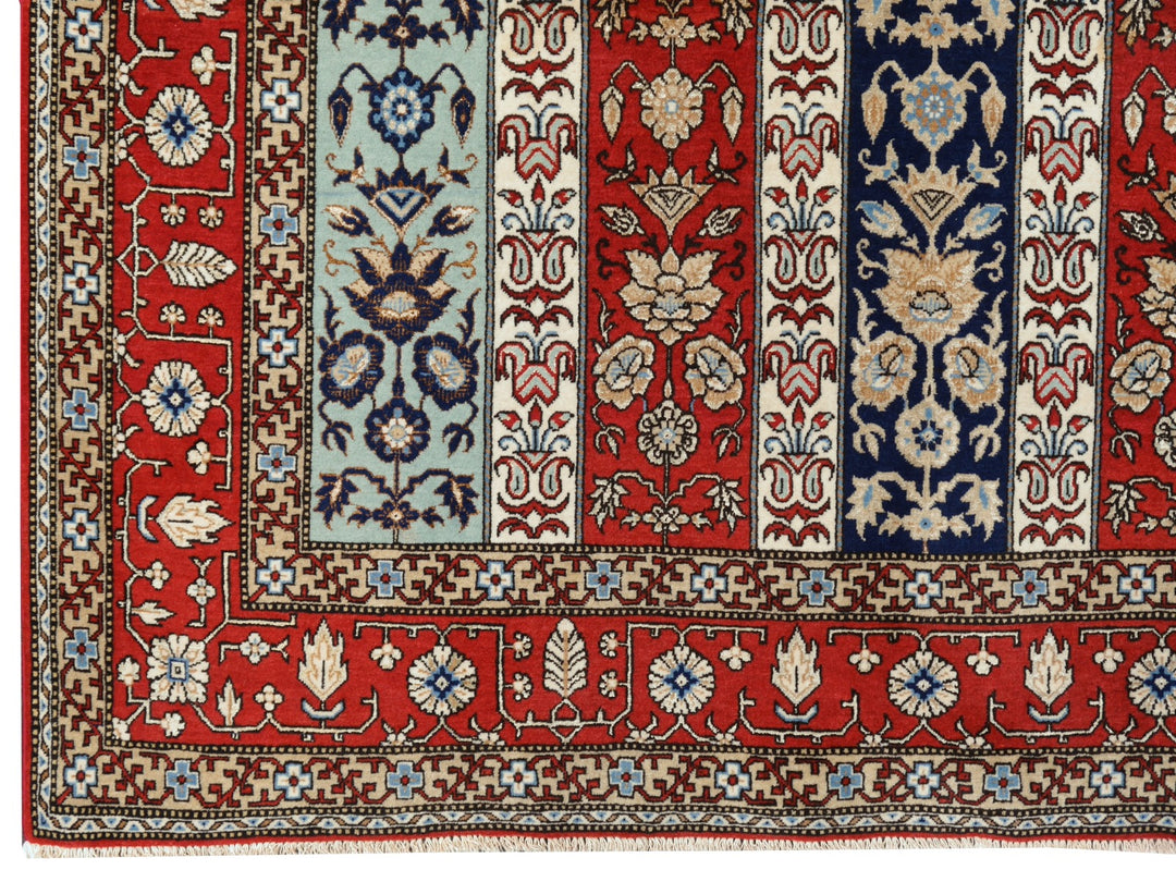 Qum wool and silk rug