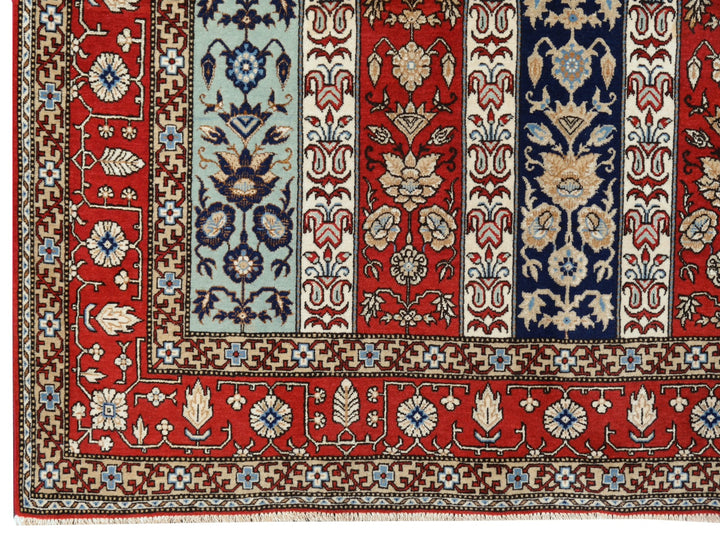 Qum wool and silk rug