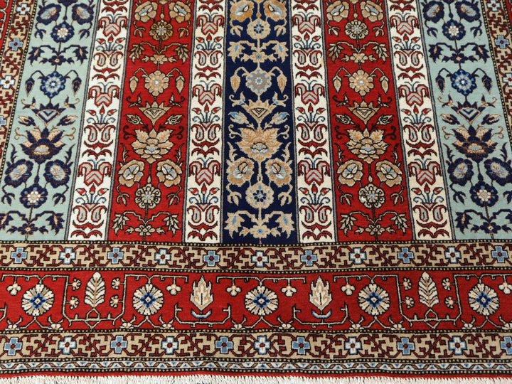 Qum wool and silk rug