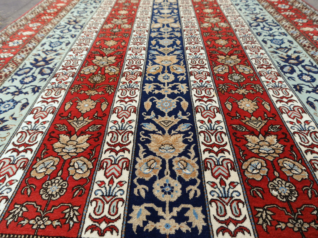 Qum wool and silk rug