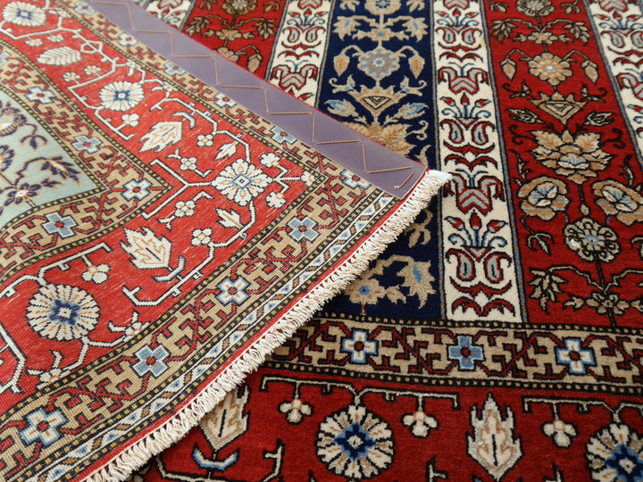 Qum wool and silk rug