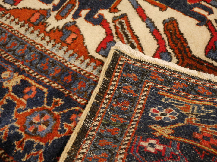 Antique Heriz Rug  Kazak Cherlabend Design Rug from Karaja