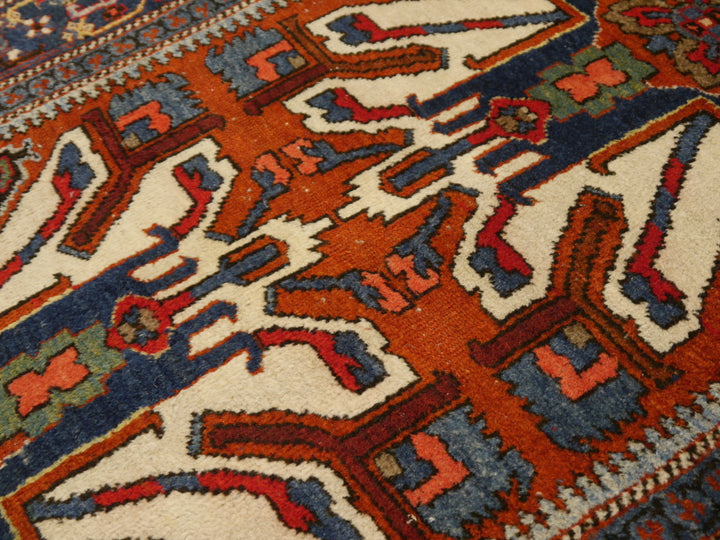 Antique Heriz Rug  Kazak Cherlabend Design Rug from Karaja