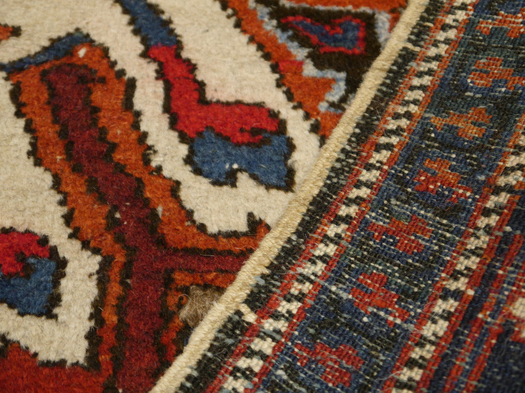 Antique Heriz Rug  Kazak Cherlabend Design Rug from Karaja