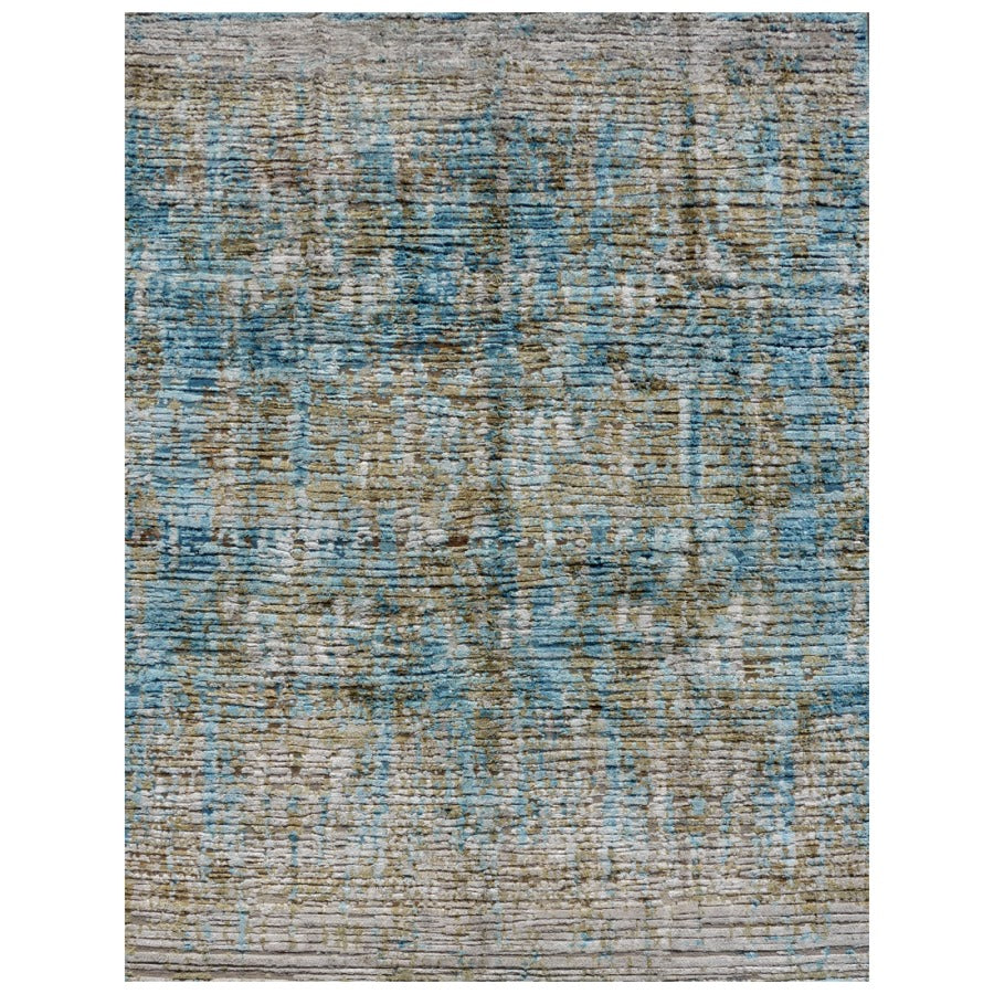 15512 Modern Designer Rug Ocean Silk hand knotted
