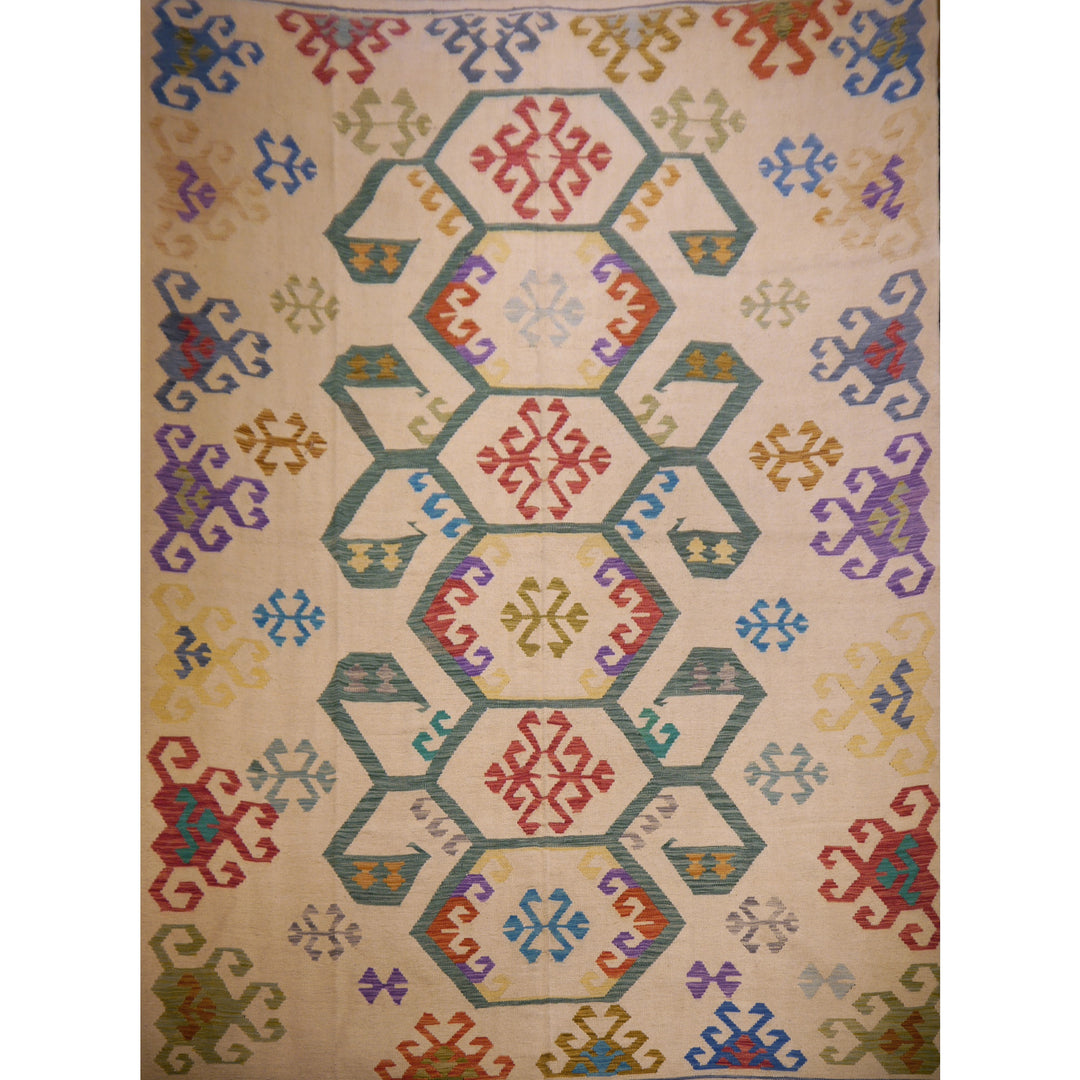 kilim rug 11 x 8 ft hand woven