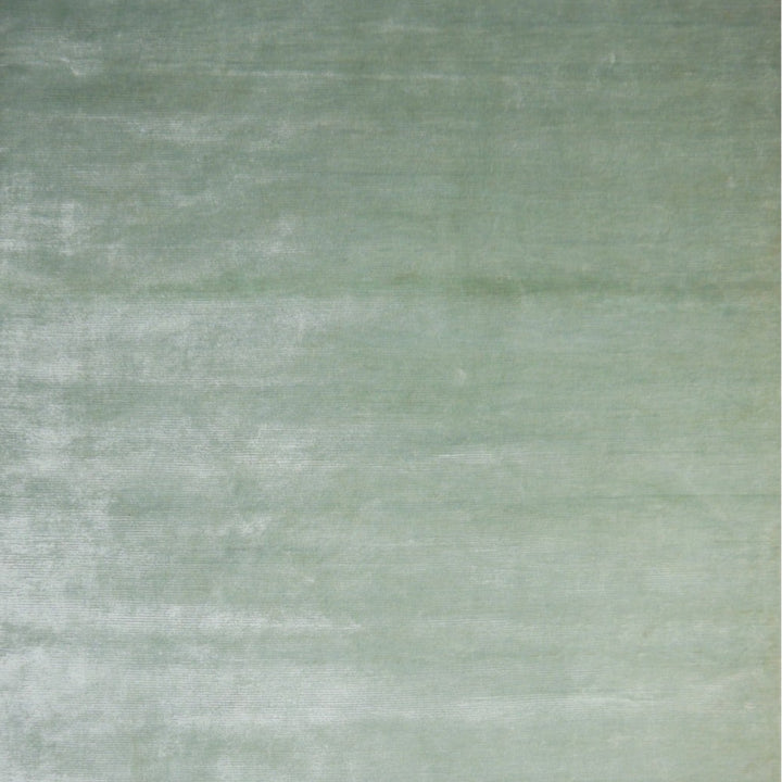 Light Green Perfect Plains Rug Ice Water hand-knotted Bamboo Silk