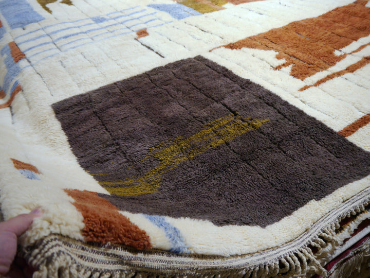 Moroccan Berber rug 12 x 9.2 ft Mrirt from Morocco