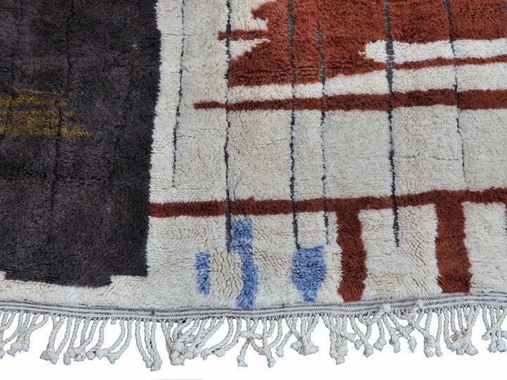 Moroccan Berber rug 12 x 9.2 ft Mrirt from Morocco