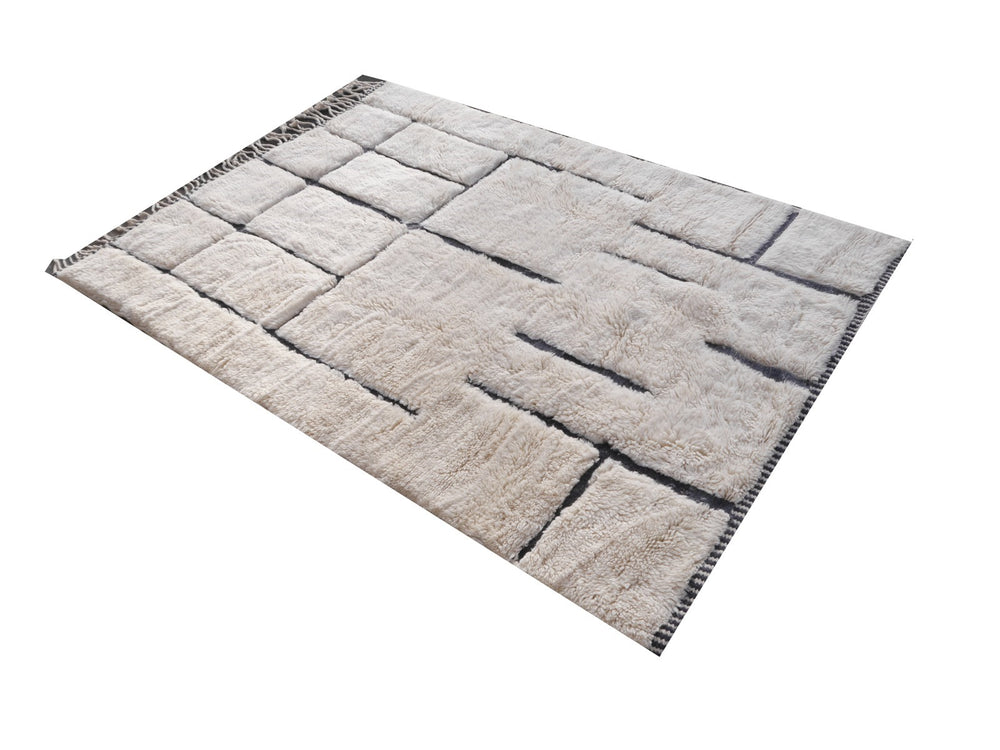 16176 Beni Ourain Mirt rug 5.0 x 3.3 ft / 150 x 100 cm