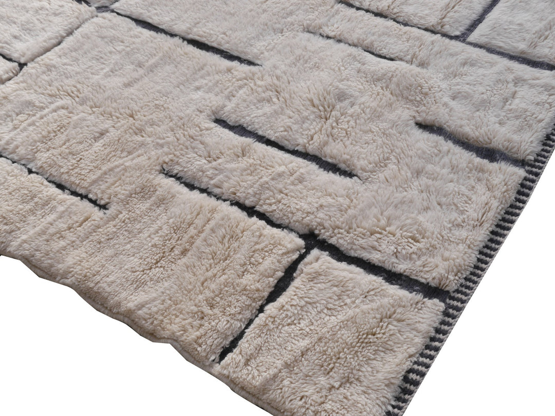 16176 Beni Ourain Mirt rug 5.0 x 3.3 ft / 150 x 100 cm