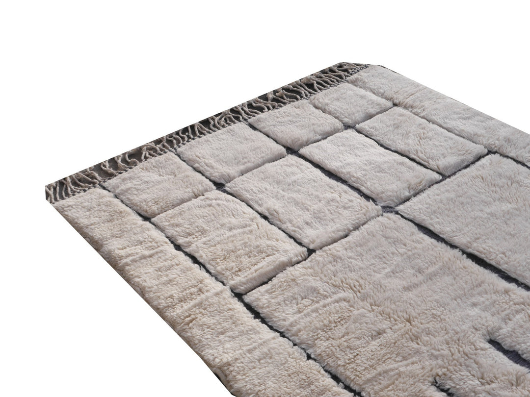 16176 Beni Ourain Mirt rug 5.0 x 3.3 ft / 150 x 100 cm