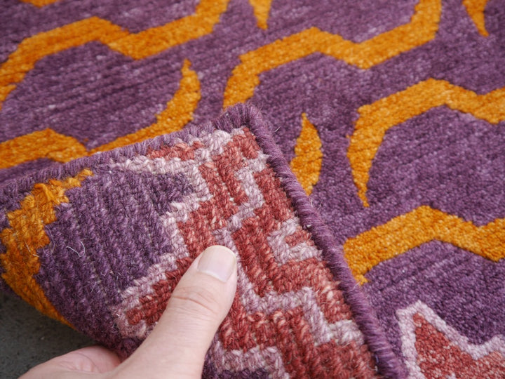 Tapis Tigre Tibétain 180 x 90 noué à la main - Djoharian Design 16202