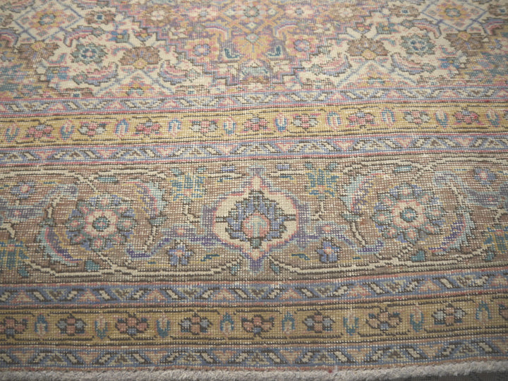 11’5 x 8’2 Classic Vintage Rug Muted Red Beige, Red, Green & Brown