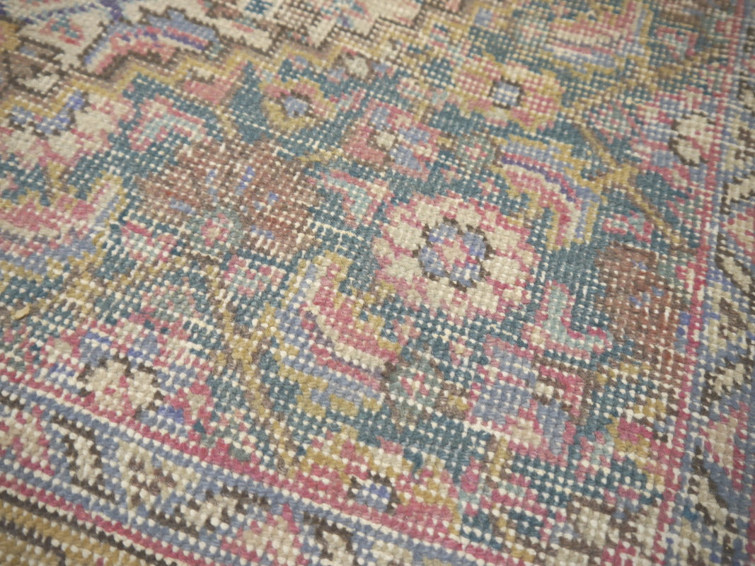11’5 x 8’2 Classic Vintage Rug Muted Red Beige, Red, Green & Brown