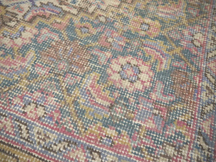 11’5 x 8’2 Classic Vintage Rug Muted Red Beige, Red, Green & Brown