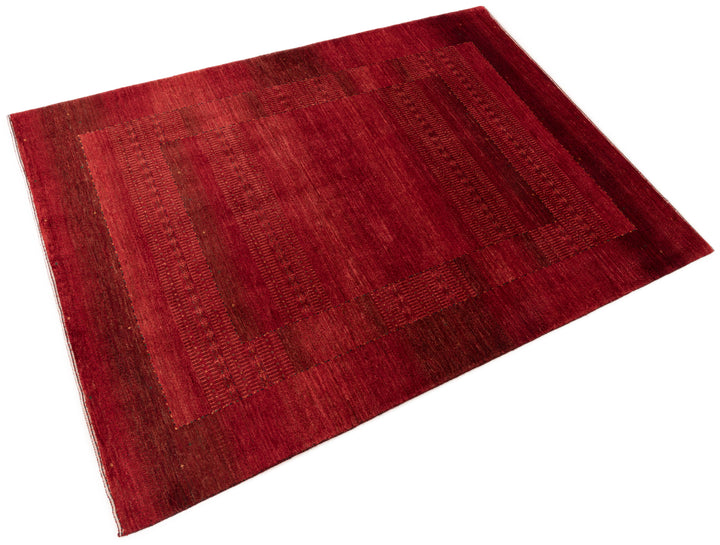 Tapis Loribaft Atash – 195 x 145 cm Rug Teppich Rouge Rot Red carpet