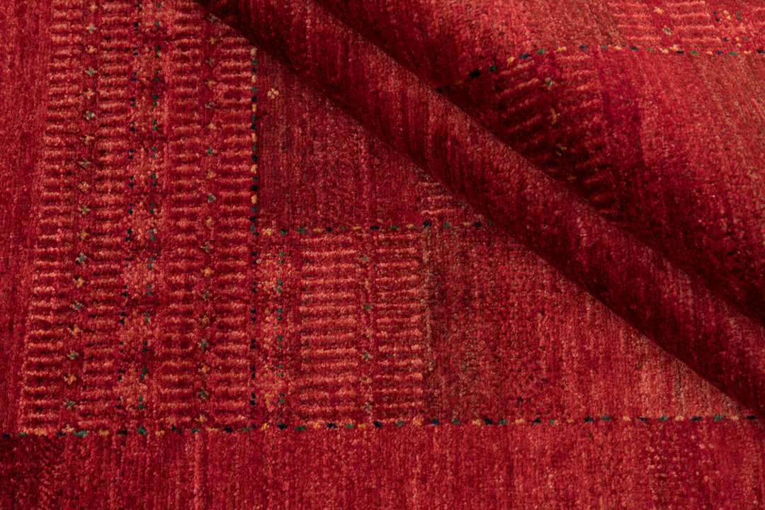 Tapis Loribaft Atash – 195 x 145 cm Rug Teppich Rouge Rot Red carpet