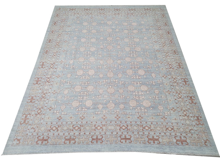 16400 Khotan Samarkand rug 11.3 x 9.0 ft grey beige