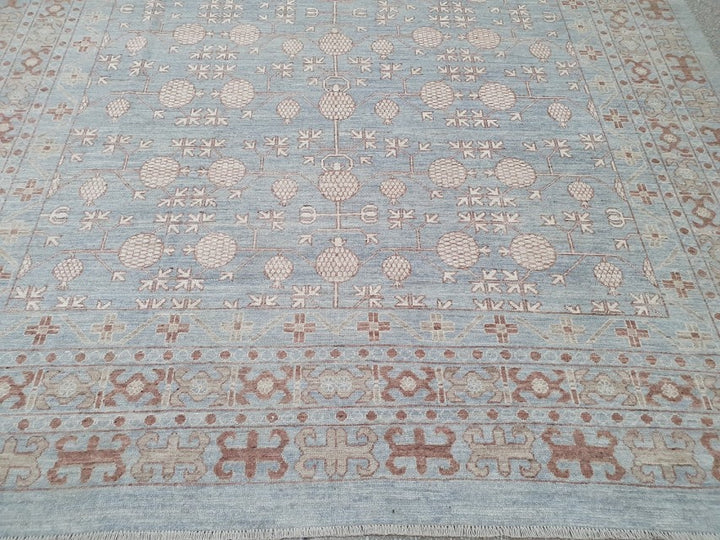 16400 Khotan Samarkand rug 11.3 x 9.0 ft grey beige