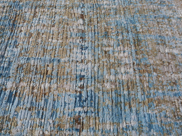 15512 Modern Designer Rug Ocean Silk hand knotted