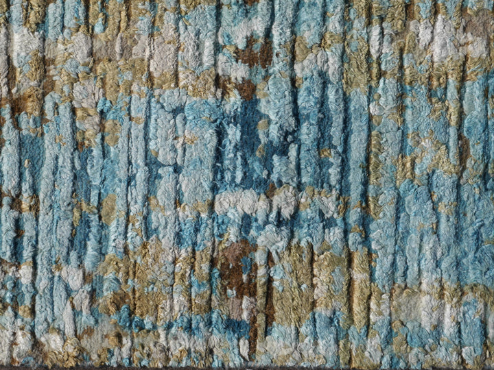15512 Modern Designer Rug Ocean Silk hand knotted