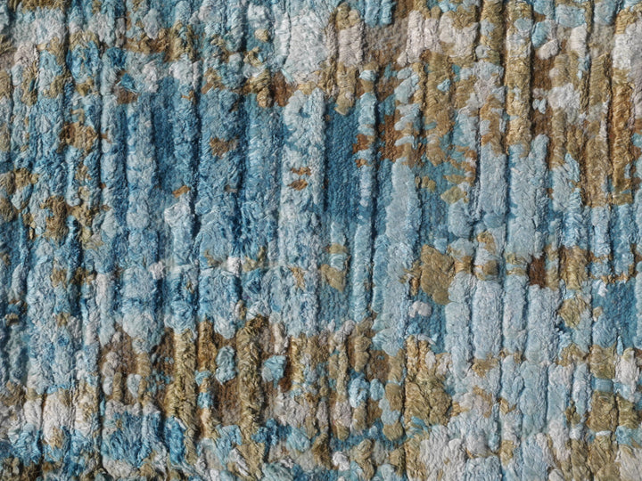 15512 Modern Designer Rug Ocean Silk hand knotted