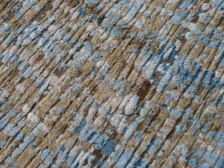 15512 Modern Designer Rug Ocean Silk hand knotted