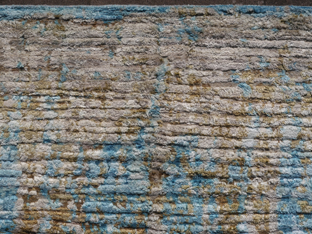 15512 Modern Designer Rug Ocean Silk hand knotted