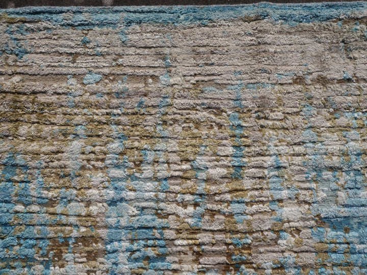 15512 Modern Designer Rug Ocean Silk hand knotted