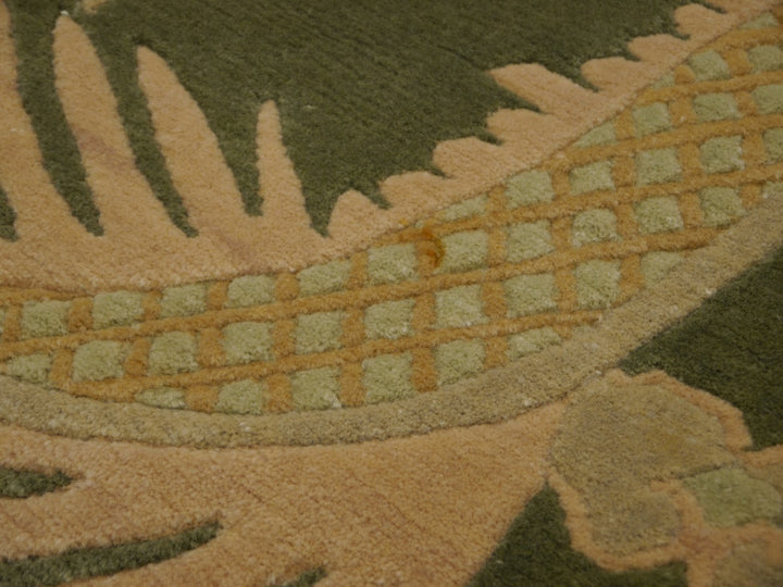 Tibetan Dragon Pillar Column Rug Chinese Temple Design